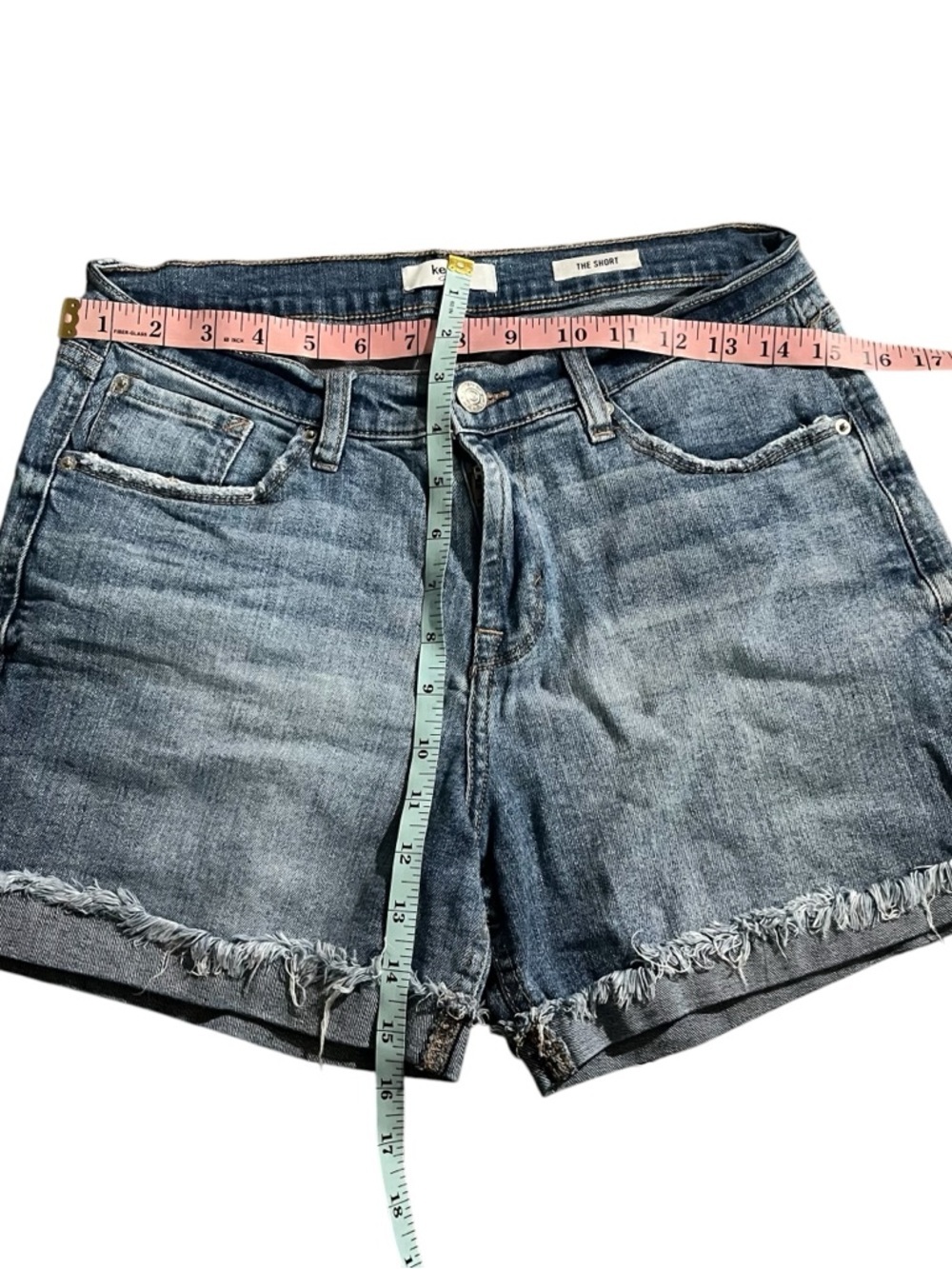 Kensie Jeans The Short Single Roll Cuffed Shorts Size 8/29 — image 6 of 8